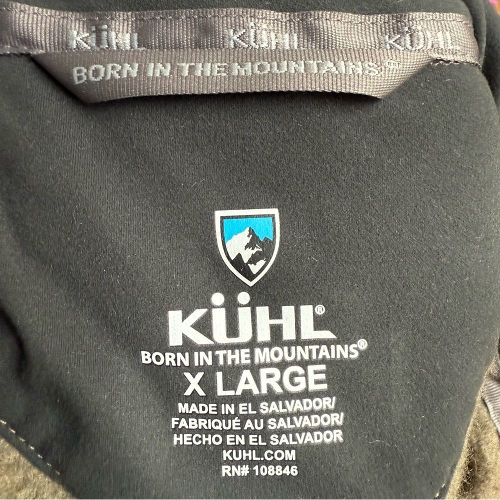 KuhlRevel 1/4 Zip Oatmeal Men's Performance Sweatshirt Activewear Size XL - Picture 13 of 15